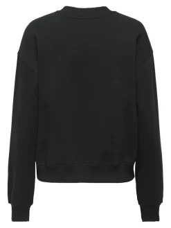 ONLCORA L/S O-NECK APPLICATION BOX SWT black