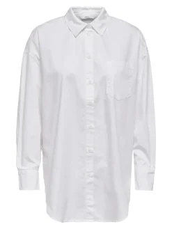 ONLCORINA LS LOOSE SHIRT WVN bright white