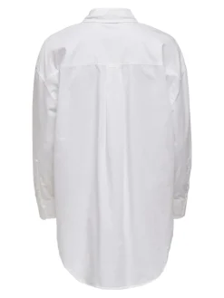 ONLCORINA LS LOOSE SHIRT WVN bright white