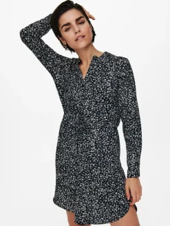 ONLCORY LIFE L/S V-NECK TUNIC WVN NOOS black