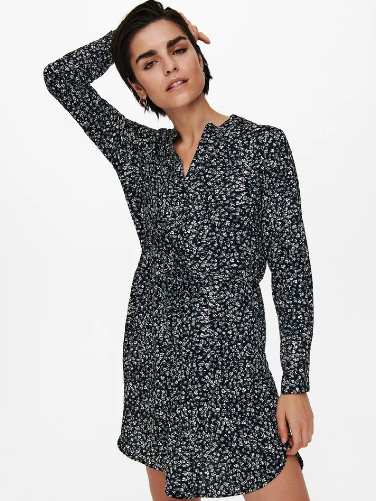 ONLCORY LIFE L/S V-NECK TUNIC WVN NOOS black