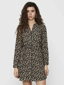 ONLCORY LIFE L/S V-NECK TUNIC WVN NOOS black1