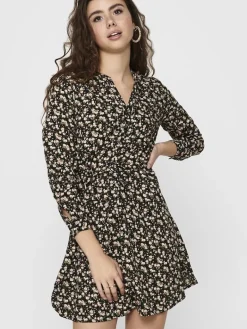ONLCORY LIFE L/S V-NECK TUNIC WVN NOOS black1