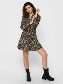 ONLCORY LIFE L/S V-NECK TUNIC WVN NOOS black1