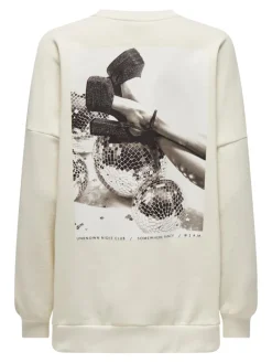 ONLDAZE L/S PARTY O-NECK SWT cloud dancer