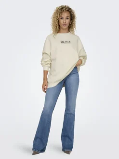 ONLDAZE L/S PARTY O-NECK SWT cloud dancer