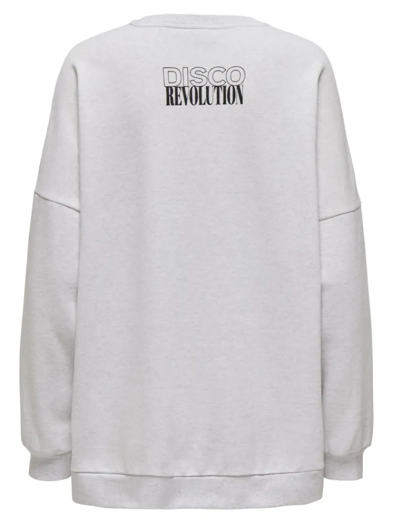 ONLDAZE L/S PARTY O-NECK SWT light grey melange