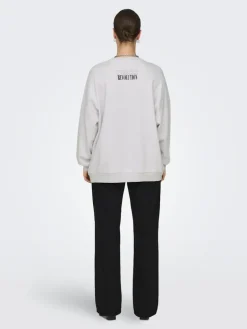 ONLDAZE L/S PARTY O-NECK SWT light grey melange