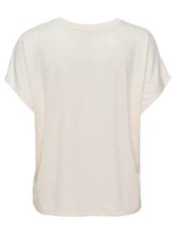 -ONLDINA S/S TOP JRS cream pink