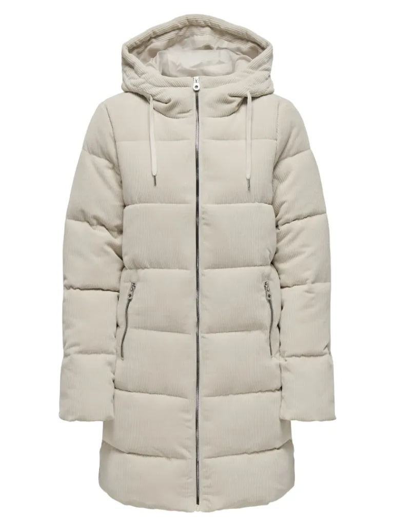 ONLDOLLY LONG CORDUROY PUFFER OTW moonstruck