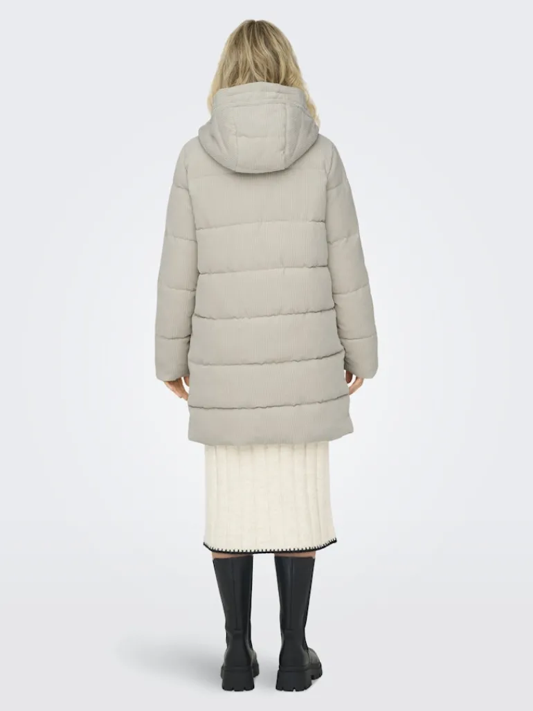 ONLDOLLY LONG CORDUROY PUFFER OTW moonstruck