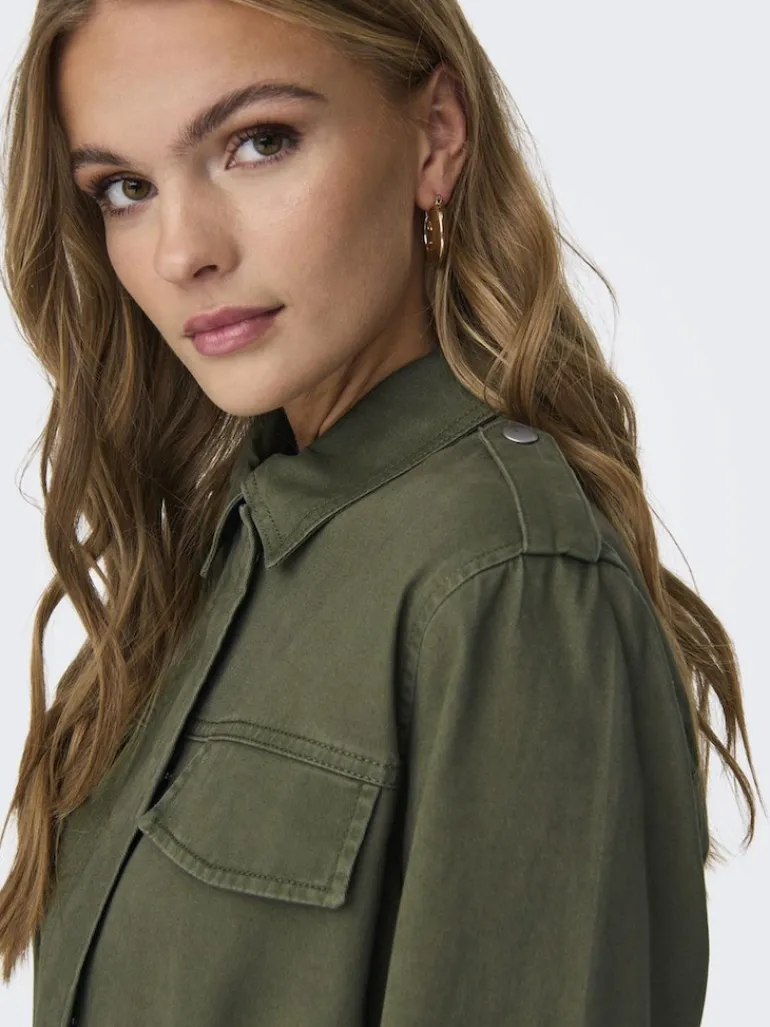 ONLDREAM L/S CARGO JACKET PNT kalamata