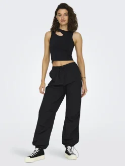 ONLECHO MW PARACHUTE PANT PNT black