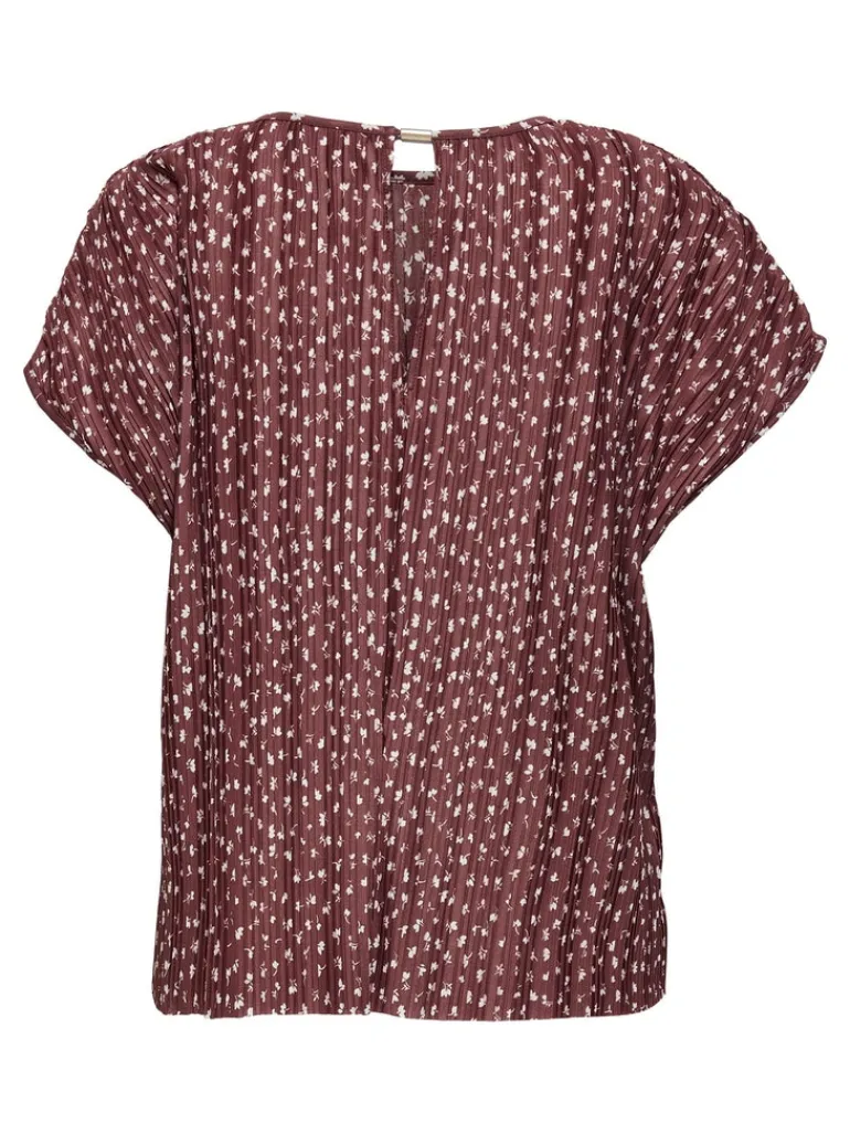 ONLELEMA S/S O-NECK TOP BOX JRS apple butter