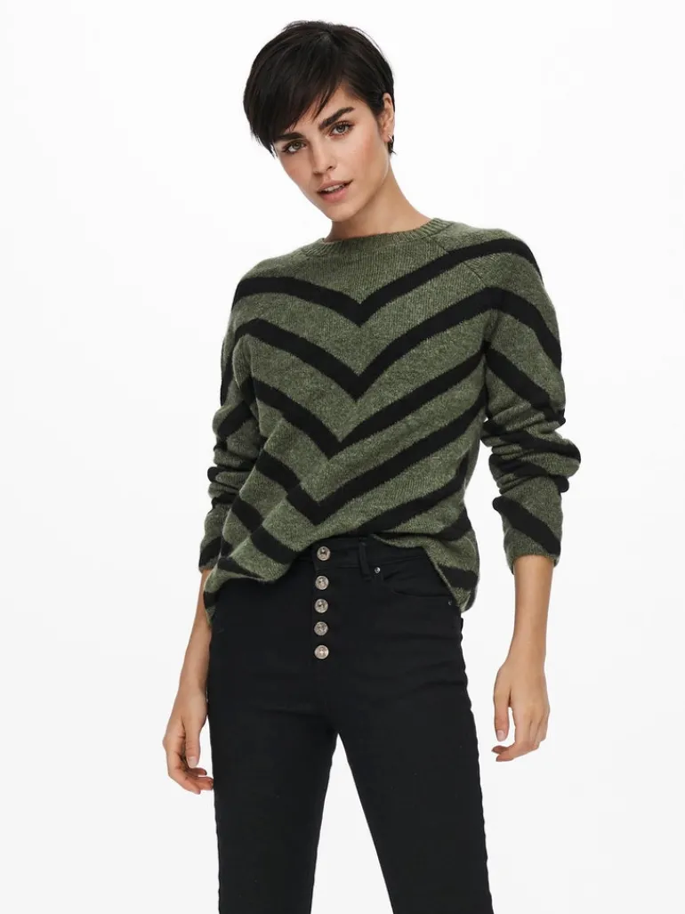 ONLELIZA L/S PULLOVER KNT NOOS lizard