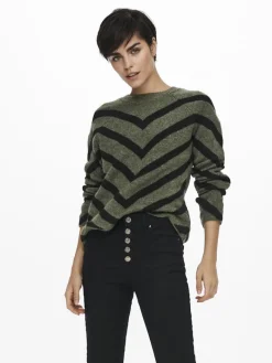 ONLELIZA L/S PULLOVER KNT NOOS lizard