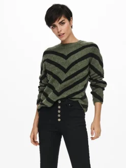 ONLELIZA L/S PULLOVER KNT NOOS lizard