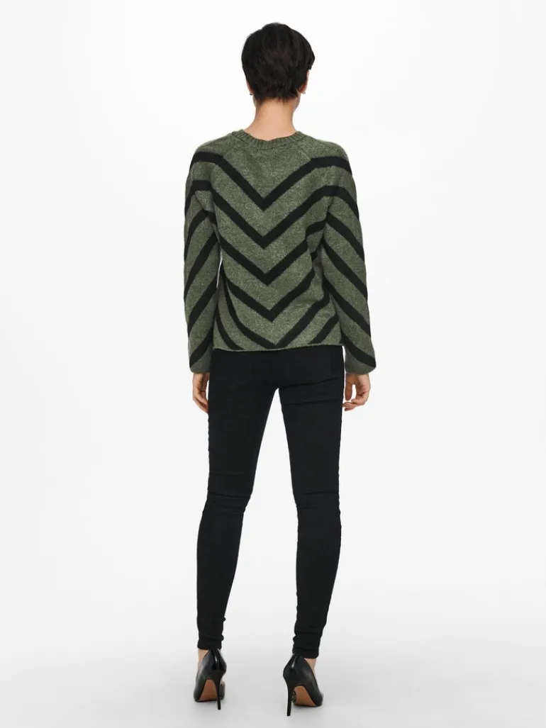 ONLELIZA L/S PULLOVER KNT NOOS lizard