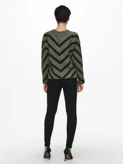 ONLELIZA L/S PULLOVER KNT NOOS lizard