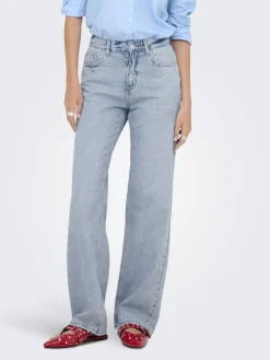 ONLELLA MW STRAIGHT TAI518 DNM NOOS light blue denim