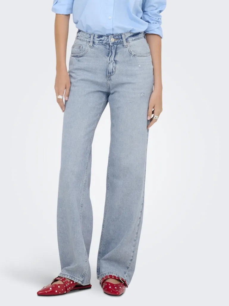 ONLELLA MW STRAIGHT TAI518 DNM NOOS light blue denim