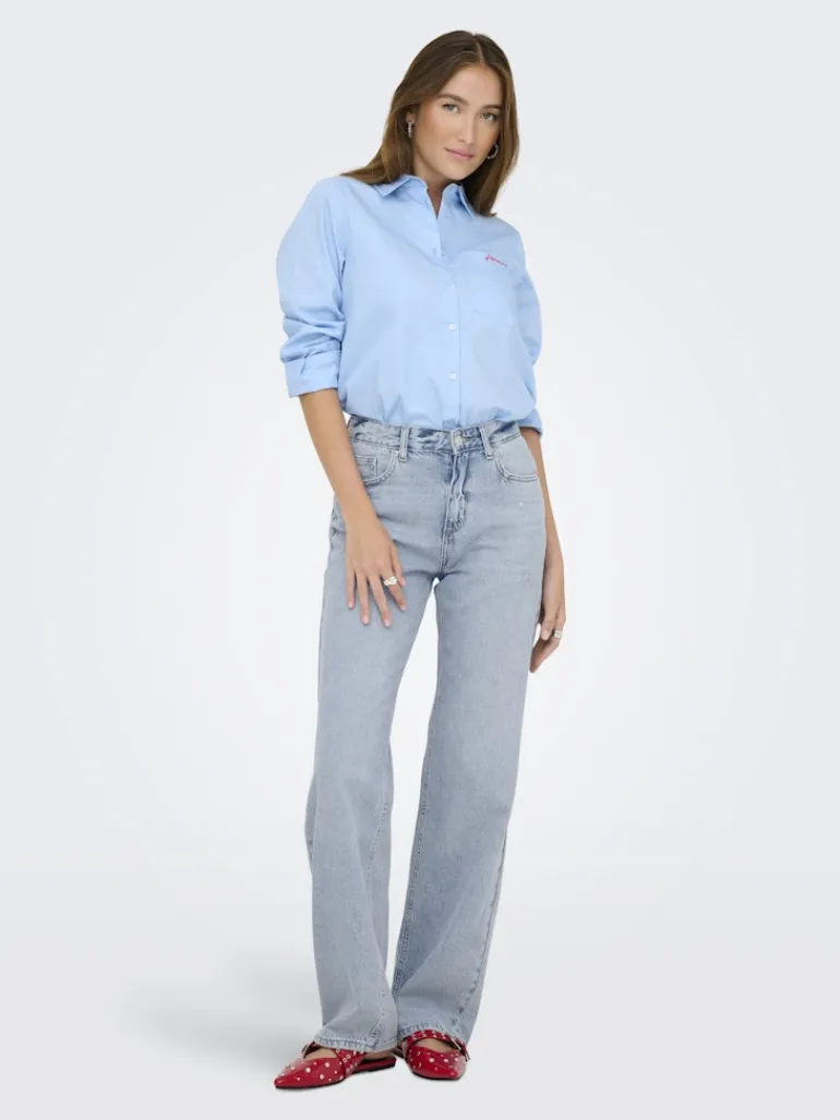 ONLELLA MW STRAIGHT TAI518 DNM NOOS light blue denim