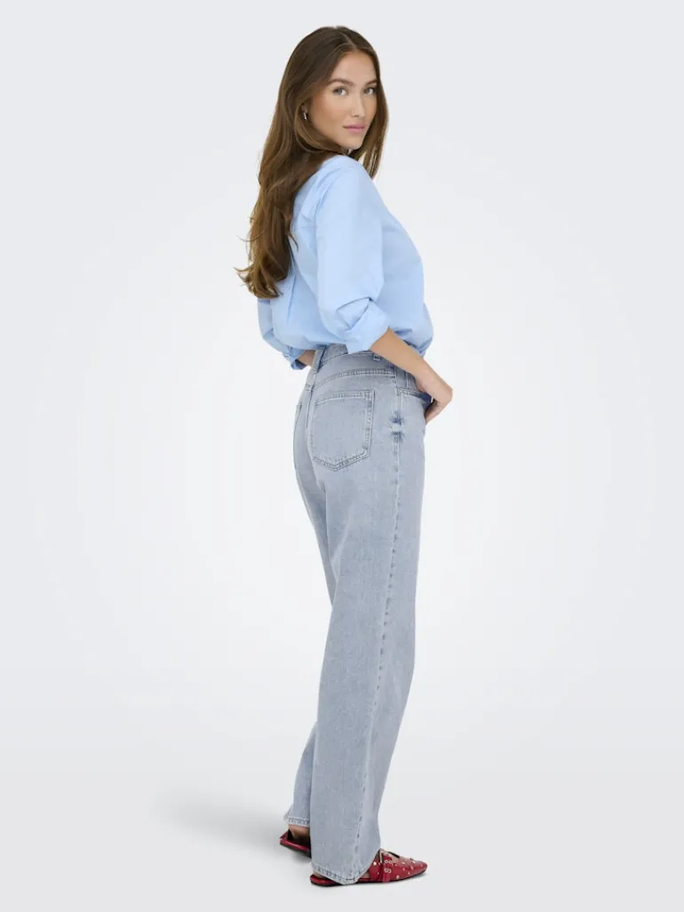 ONLELLA MW STRAIGHT TAI518 DNM NOOS light blue denim