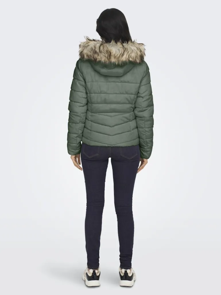 ONLELLAN QUILT HOOD JACKET LIFE OTW sea spray