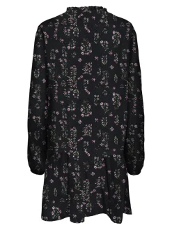 ONLEMILIE LIFE L/S SHORT DRESS WVN black
