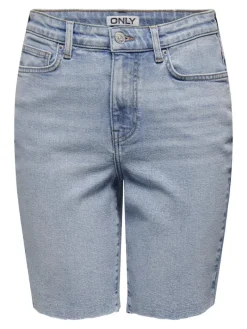 ONLEMILY HW LONG DNM SHORTS CRO741 NOOS light blue denim