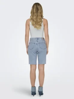 ONLEMILY HW LONG DNM SHORTS CRO741 NOOS light blue denim