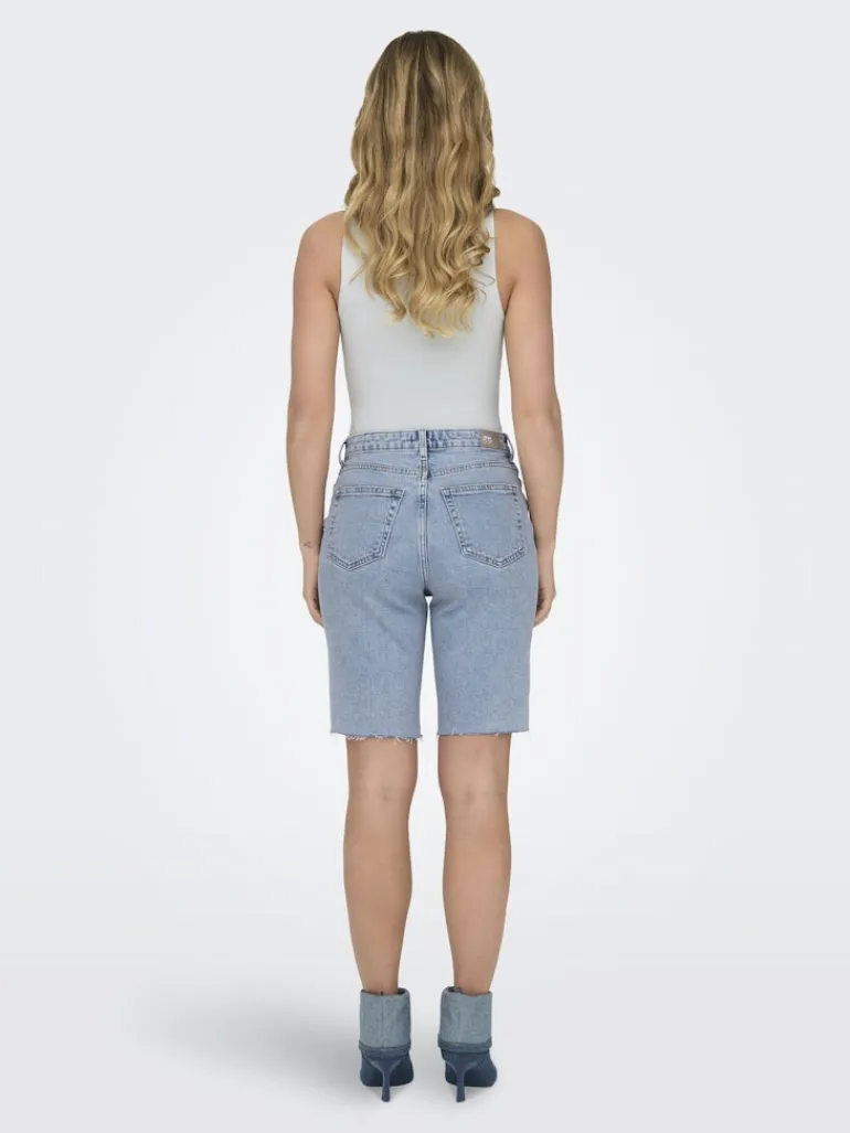 ONLEMILY HW LONG DNM SHORTS CRO741 NOOS light blue denim