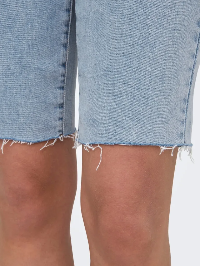 ONLEMILY HW LONG DNM SHORTS CRO741 NOOS light blue denim