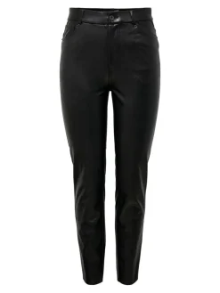 ONLEMILY HW ST ANK FAUX LEATHER PNT NOOS black