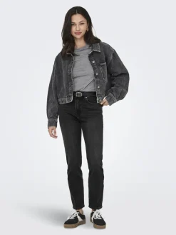 ONLEMILY HW STR ANK DNM NAS997 NOOS black denim