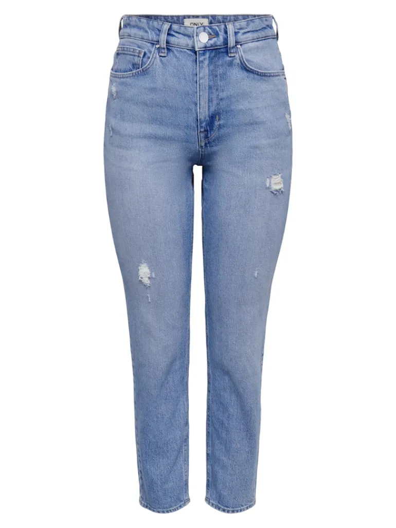 ONLEMILY HW STR ANK DST DNM REA697 NOOS light blue denim