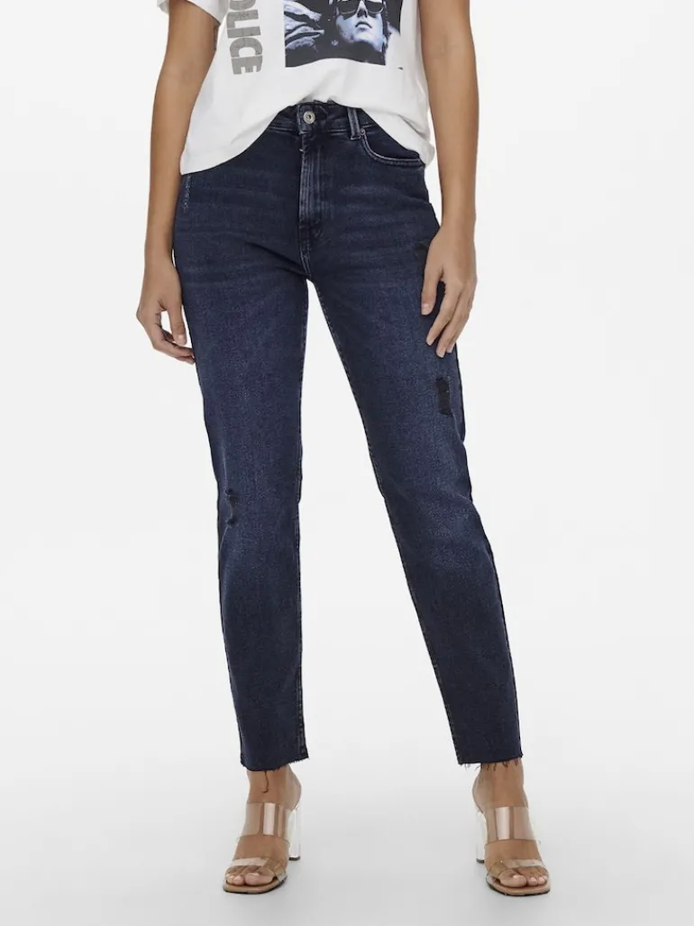 ONLEMILY HW ST RW CR AK MAE546 NOOS blue black denim