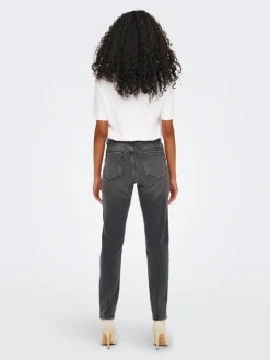 ONLEMILY STRETCH HW ST ANK CRO614 NOOS dark grey denim