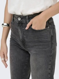 ONLEMILY STRETCH HW ST ANK CRO614 NOOS dark grey denim