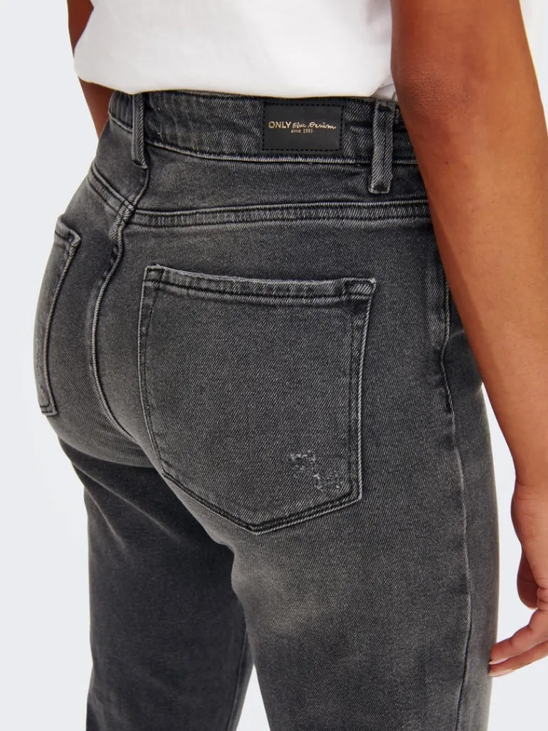 ONLEMILY STRETCH HW ST ANK CRO614 NOOS dark grey denim