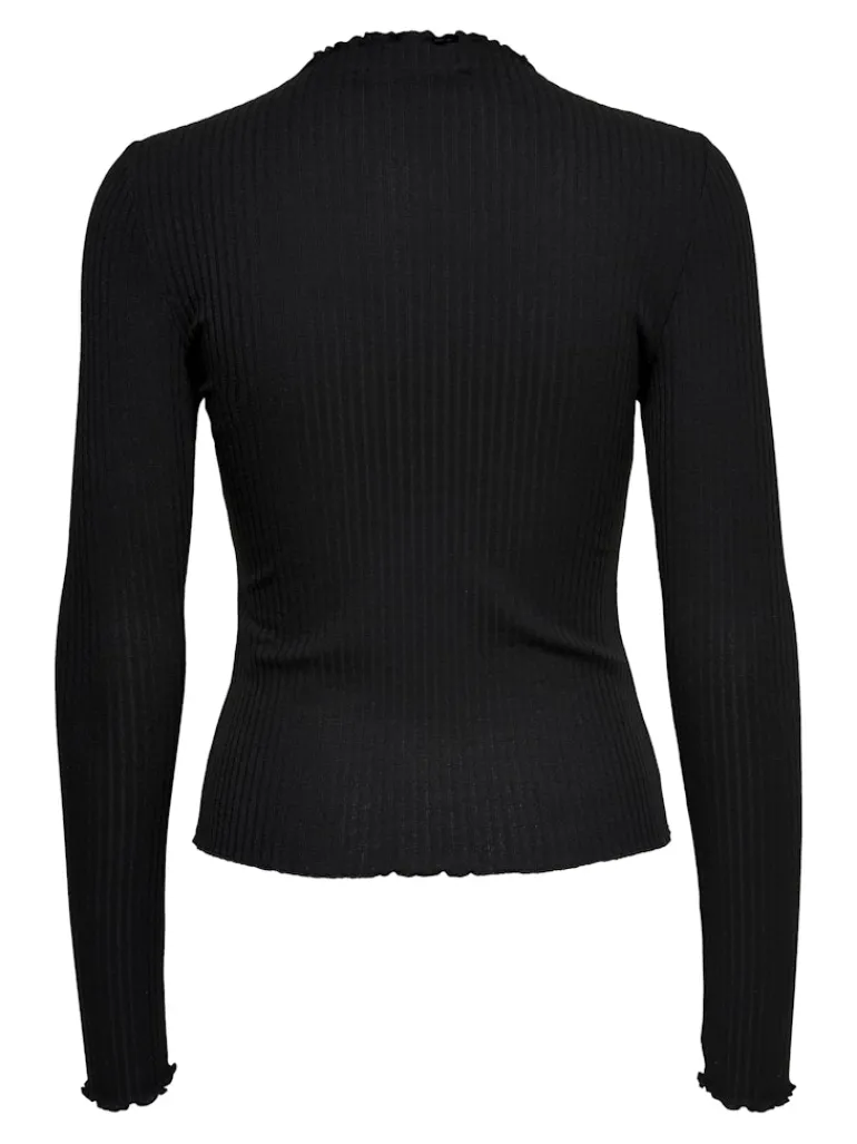 ONLEMMA L/S HIGH NECK TOP NOOS JRS schwarz