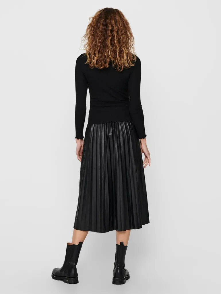ONLEMMA L/S HIGH NECK TOP NOOS JRS schwarz