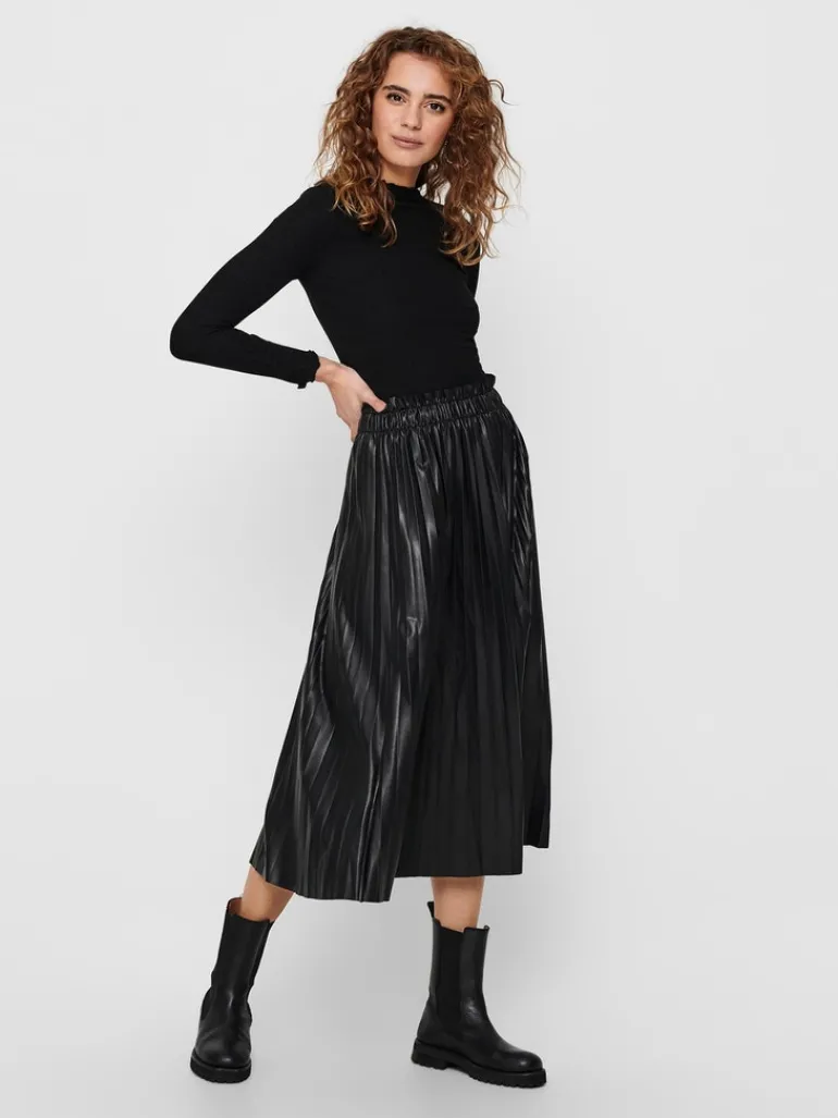 ONLEMMA L/S HIGH NECK TOP NOOS JRS schwarz