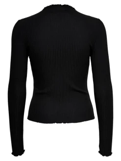 ONLEMMA L/S HIGH NECK TOP NOOS JRS schwarz