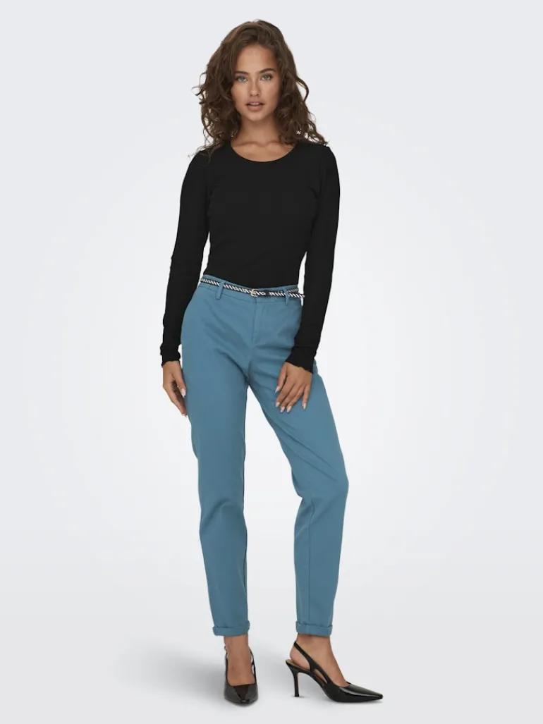 ONLEMMA L/S O-NECK SHORT TOP NOOS JRS black