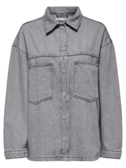ONLEMMIE L/S SHIRT GREY DNM AZG NOOS medium grey denim