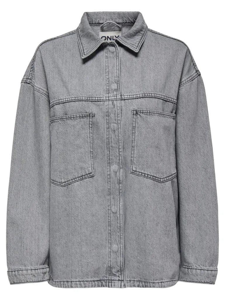 ONLEMMIE L/S SHIRT GREY DNM AZG NOOS medium grey denim