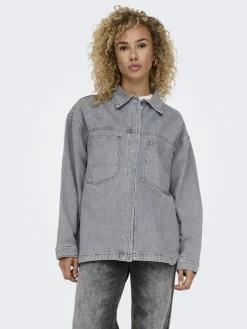ONLEMMIE L/S SHIRT GREY DNM AZG NOOS medium grey denim