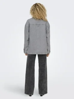 ONLEMMIE L/S SHIRT GREY DNM AZG NOOS medium grey denim