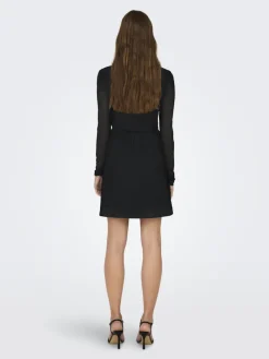 ONLERICA L/S HIGH NECK DRESS JRS NOOS black1